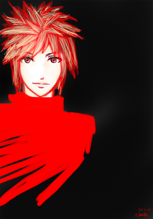 Cloud with red hair?.. by PuraTori