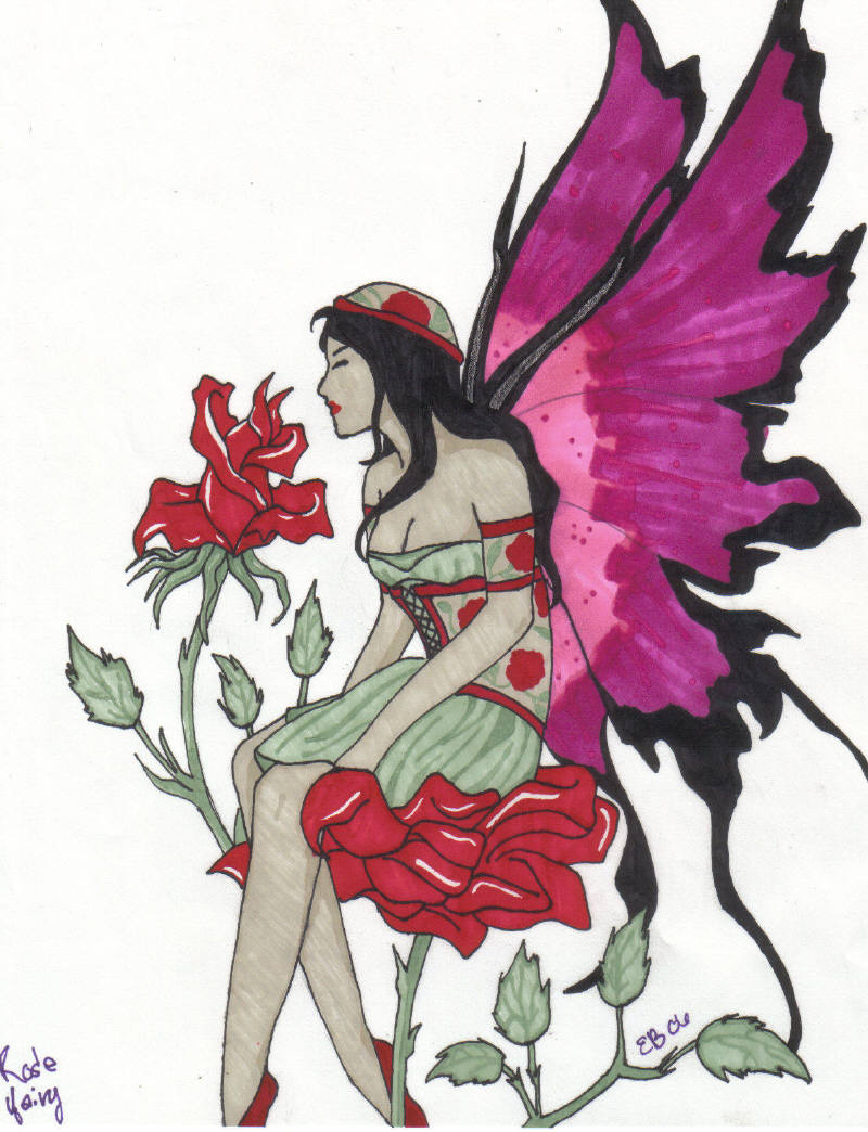 Rose Fairy by PureAngel06