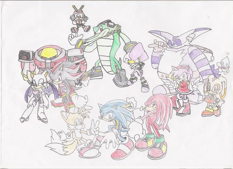 All of Sonic Heroes! by PureDark
