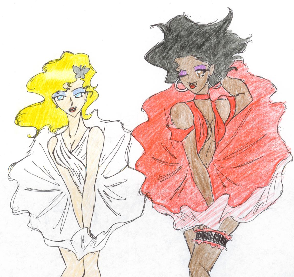 terra and bumblebee monroe by Purely_coincidental