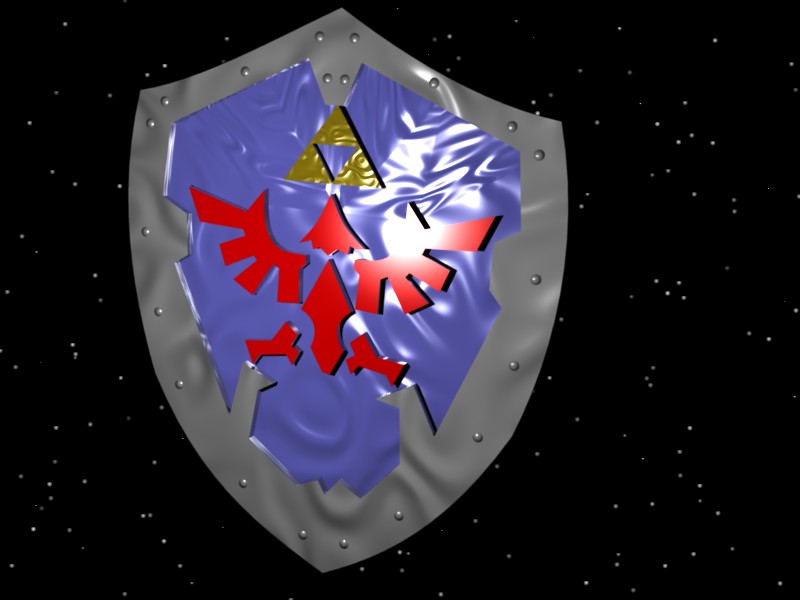 Zelda Hylian Shield (Ocarina of Time) by PyroDragoness