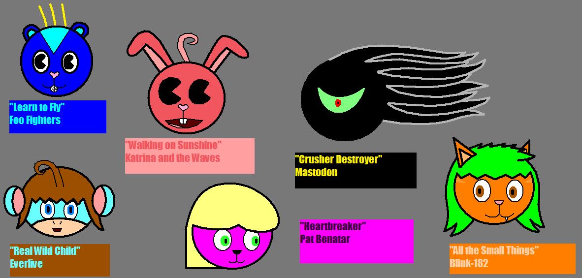 Theme Songs for My OCs by pacman64dx