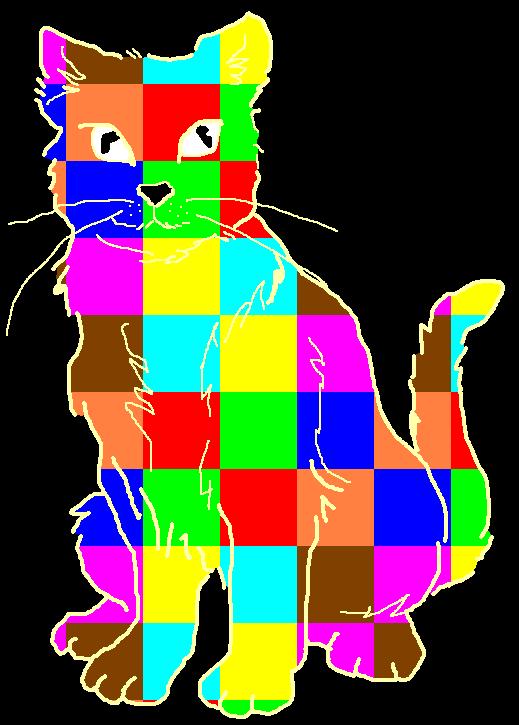 pandaatje - The Coloured Cat by pandaatje