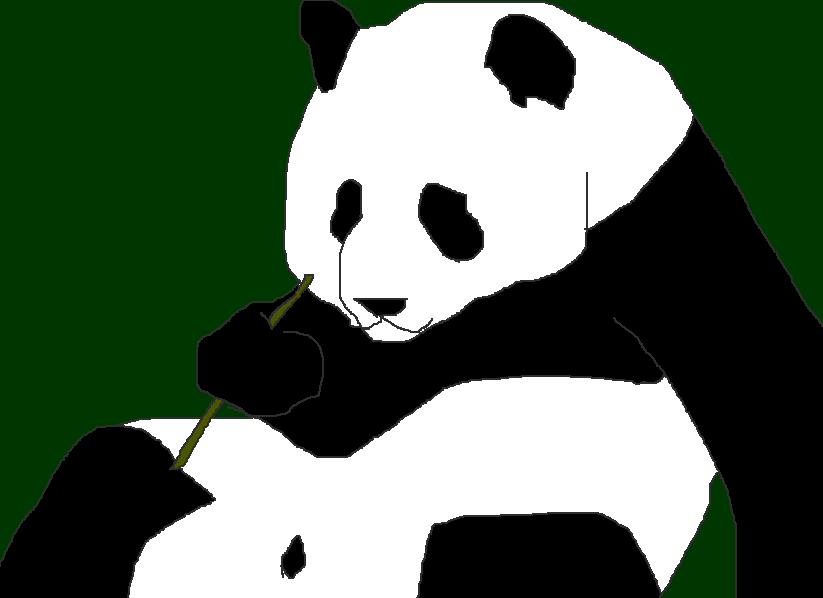 pandaatje - Lying Panda by pandaatje