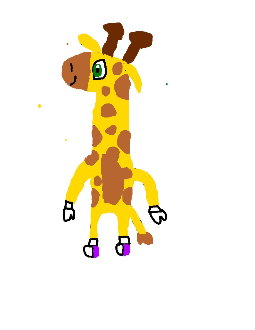 dot the giraffe by papiocutie