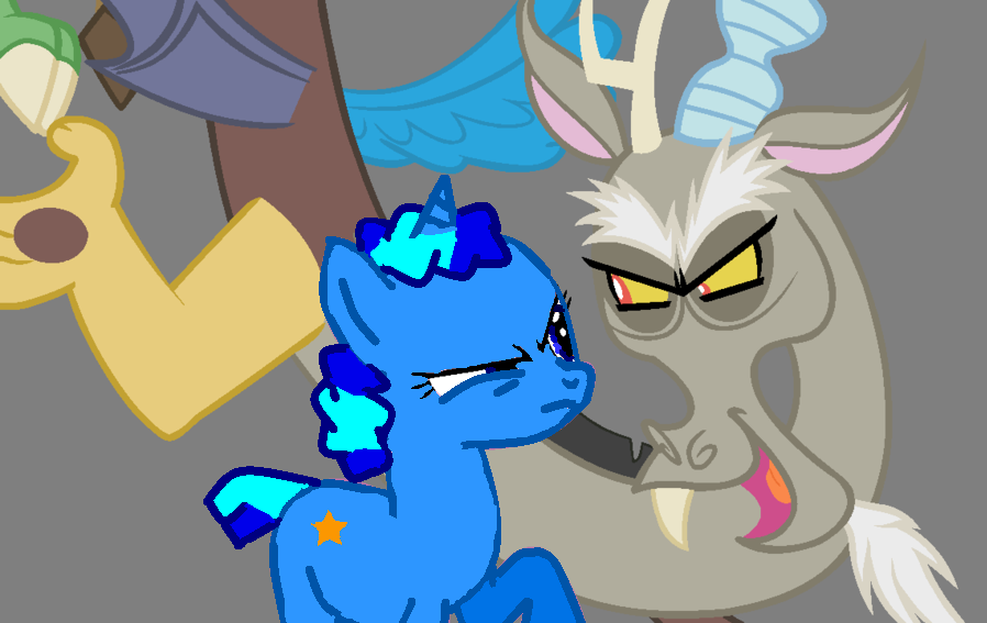 bluestar and discord by papiocutie