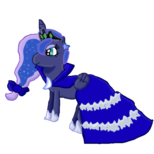 Luna's dress by papiocutie