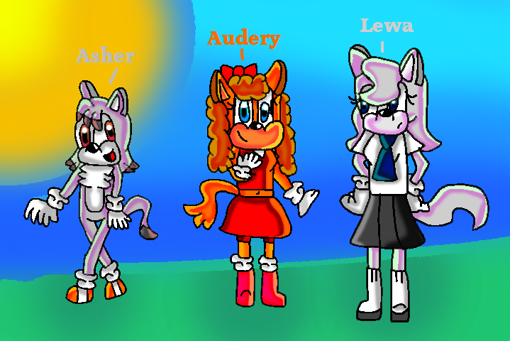 Orange and Silverlake's children by papiocutie