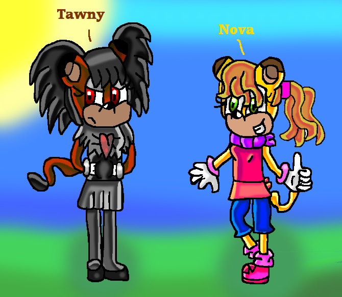 Tawny and Nova by papiocutie