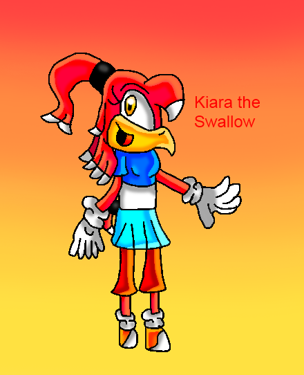 Gender swapped: Keegan the swallow by papiocutie