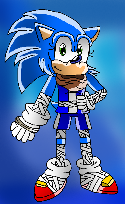 Gender bender: Sonic The Hedgehog (Sonic boom redesigned) by papiocutie