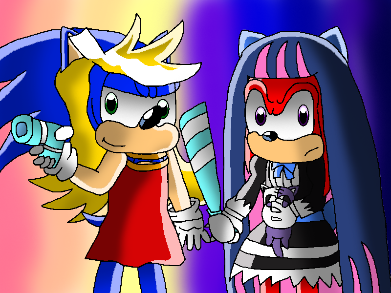 Sonic and Knuckles the angels by papiocutie