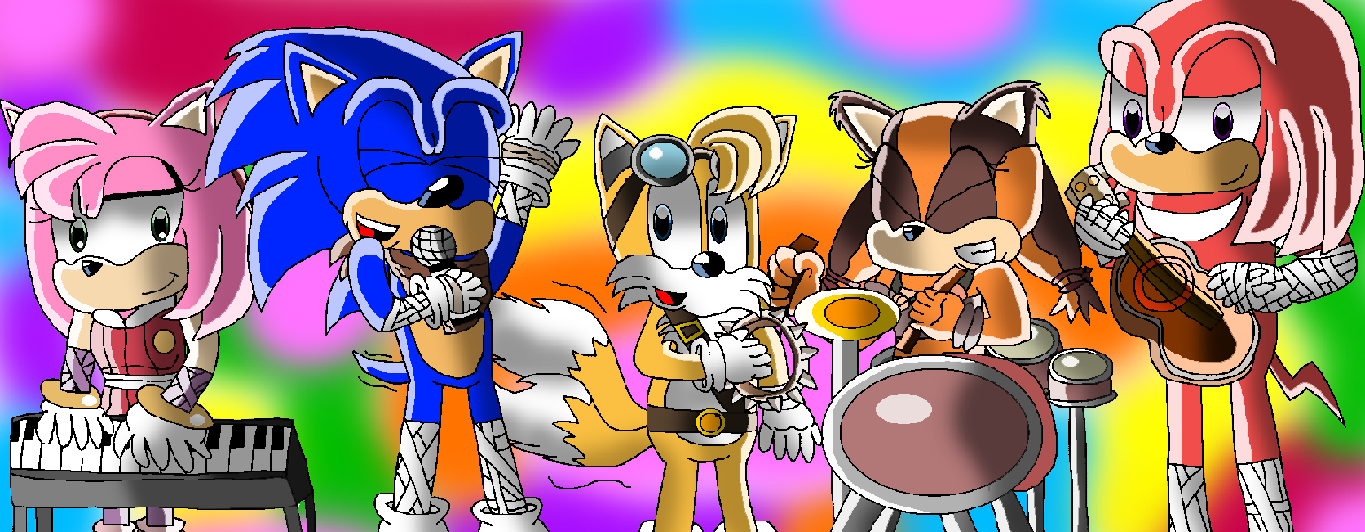 Sonic Boom The Band by papiocutie