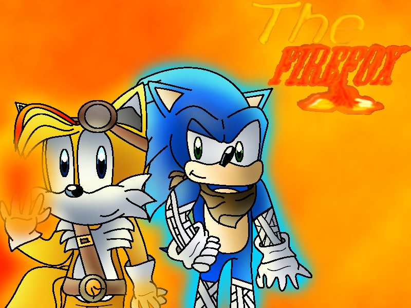 The FireFox: Sonic And Tails by papiocutie