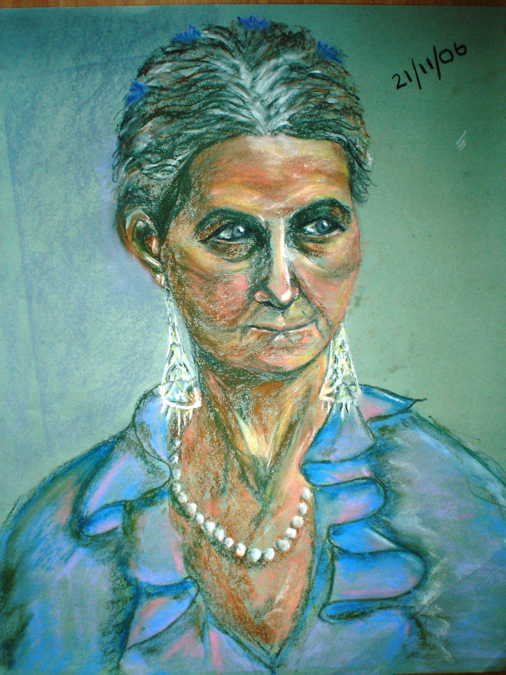 violet portrait 2 by pebbles