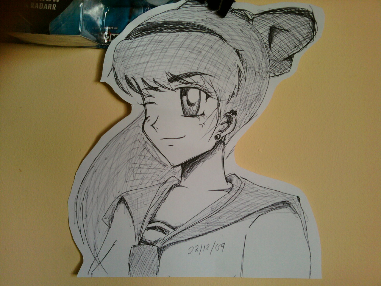 Anime Girl in Pen by pendulum50