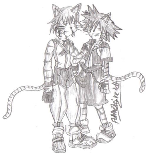 Riku and Sora (Anthro) by perbulbadash