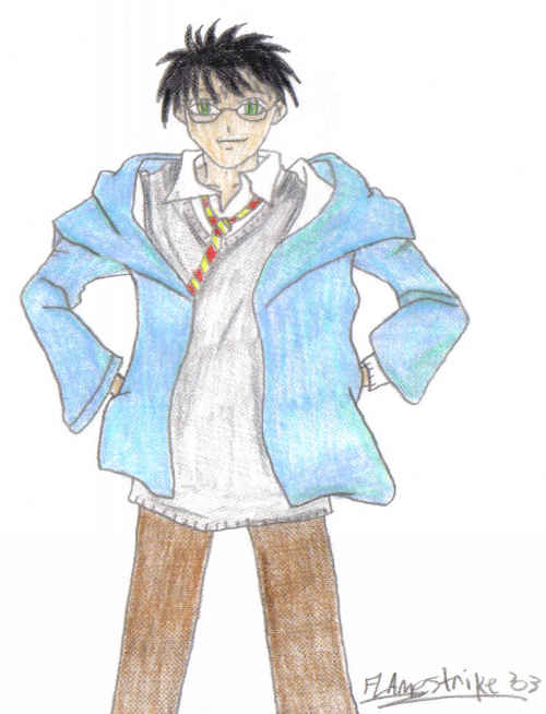 19 year old Harry Potter by perbulbadash