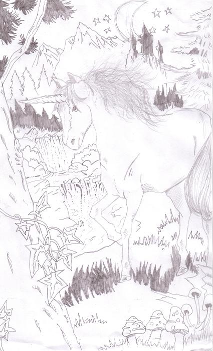 Unicorn of the forest by perfectpureblood