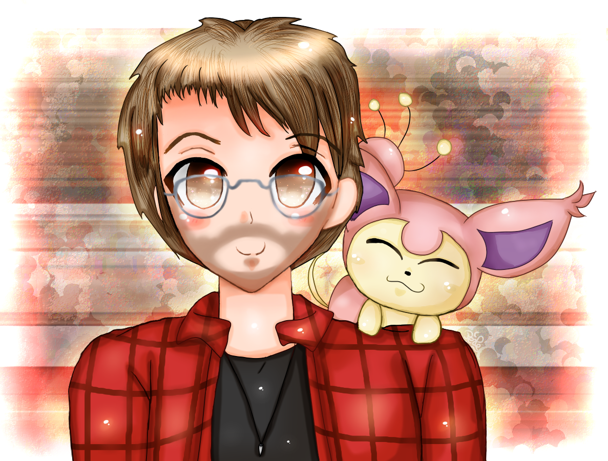 lil skitty and his pokemon trainer by perle-de-lune