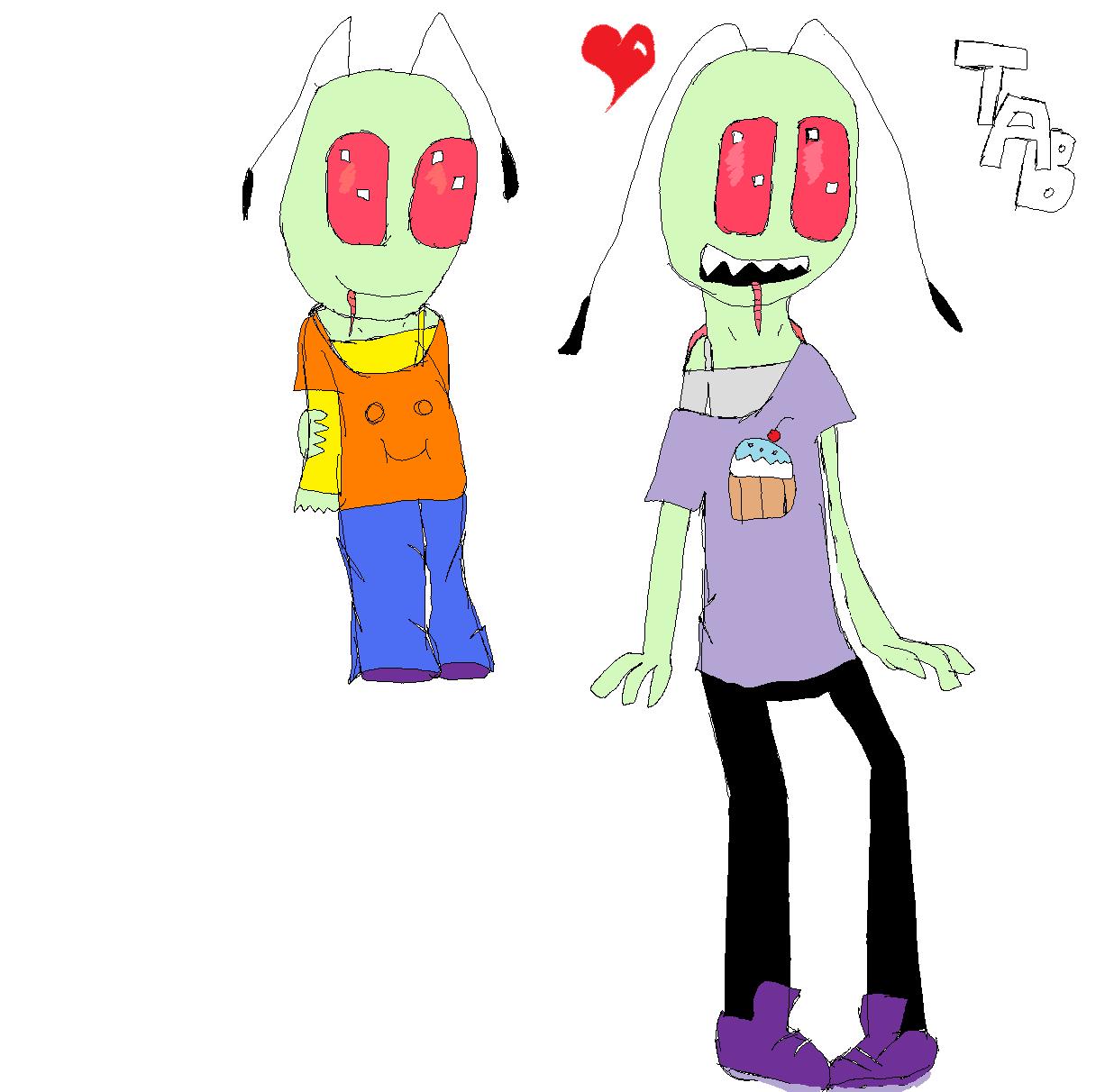 tabby the gay lil Irken <3 by phantom223