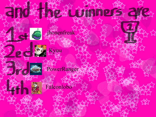 contest winners by phjasmine
