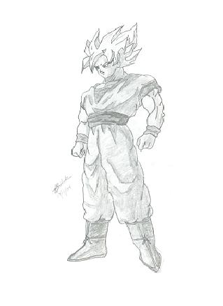 Goku Super Saiyan by phoenix86