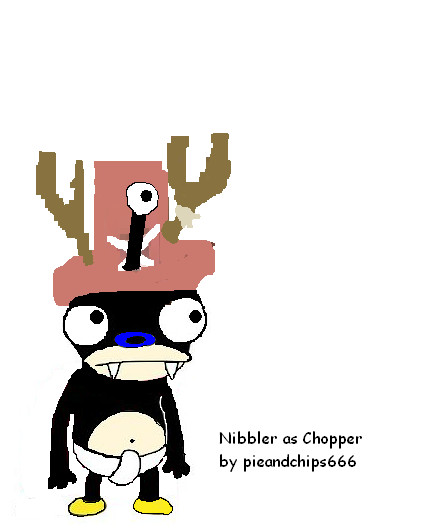 Nibbler as Tony Tony Chopper by pieandchips666