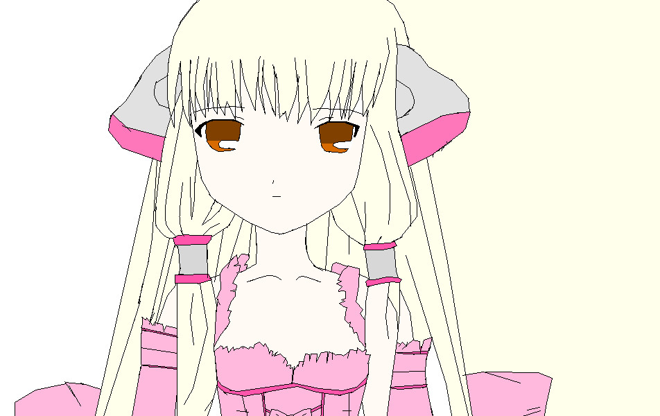 chii on ms paint by piegurl