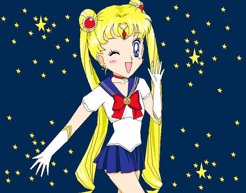 Sailor moon for 20basketball20's contest by piegurl