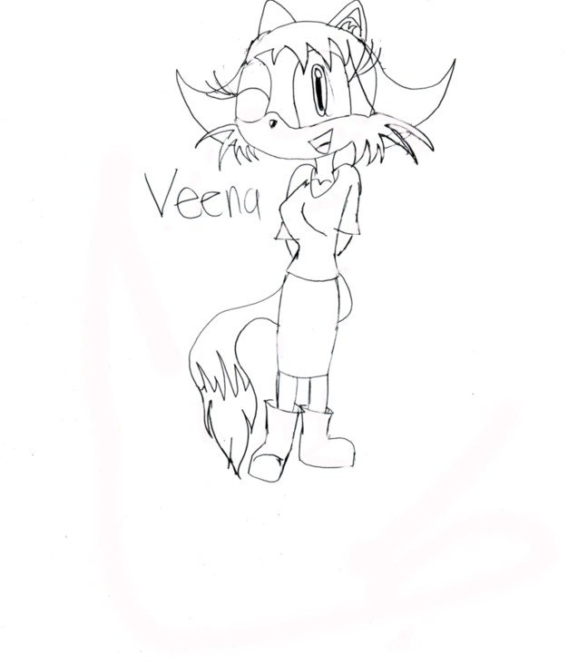 Veena the Vixon(Again) by pinktiger300
