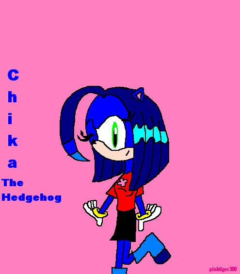 Chika the Hedgehog by pinktiger300