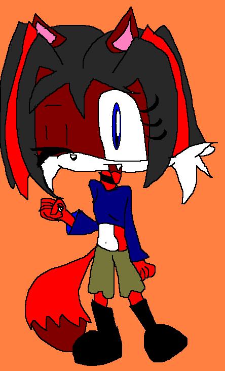Me as a Sonic character (better than the old one b by pinktiger300