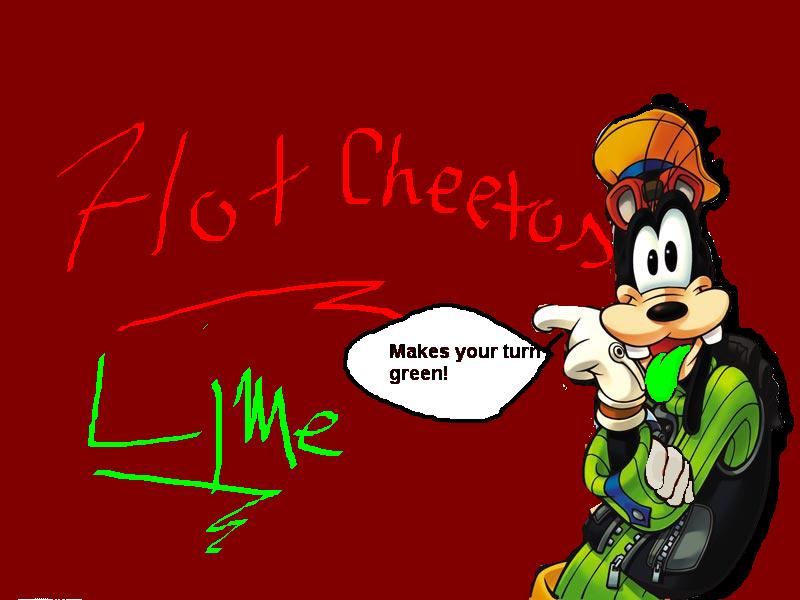 Goofy, Hot Cheetos new Host(Slopy) by pinktiger300