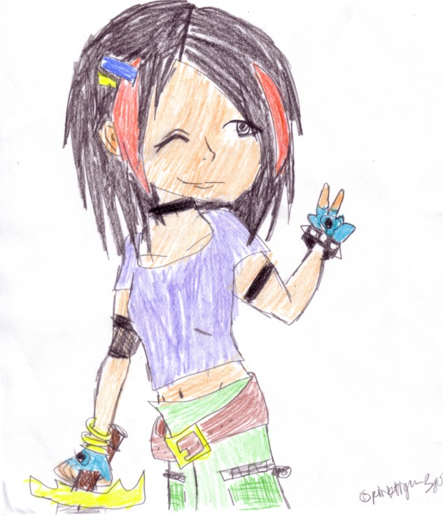 Me as a KH character(100th PICCIE!!!) by pinktiger300