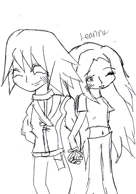 Riku and Leanne *Gift* by pinktiger300