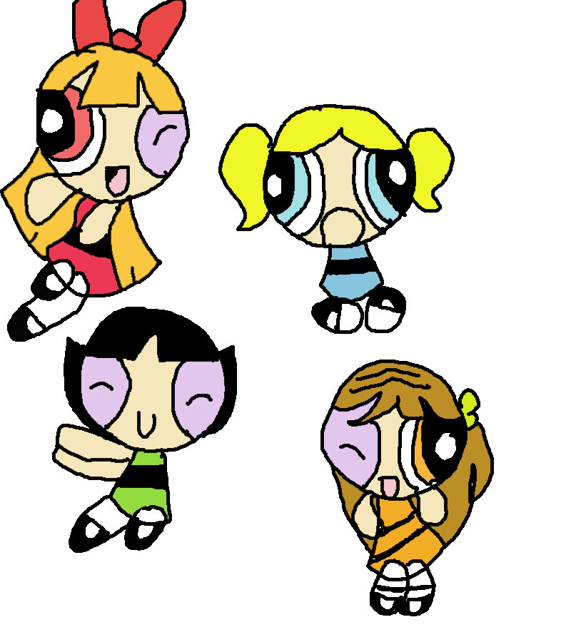 The Four Powerpuff Girls by pixiepumpkin