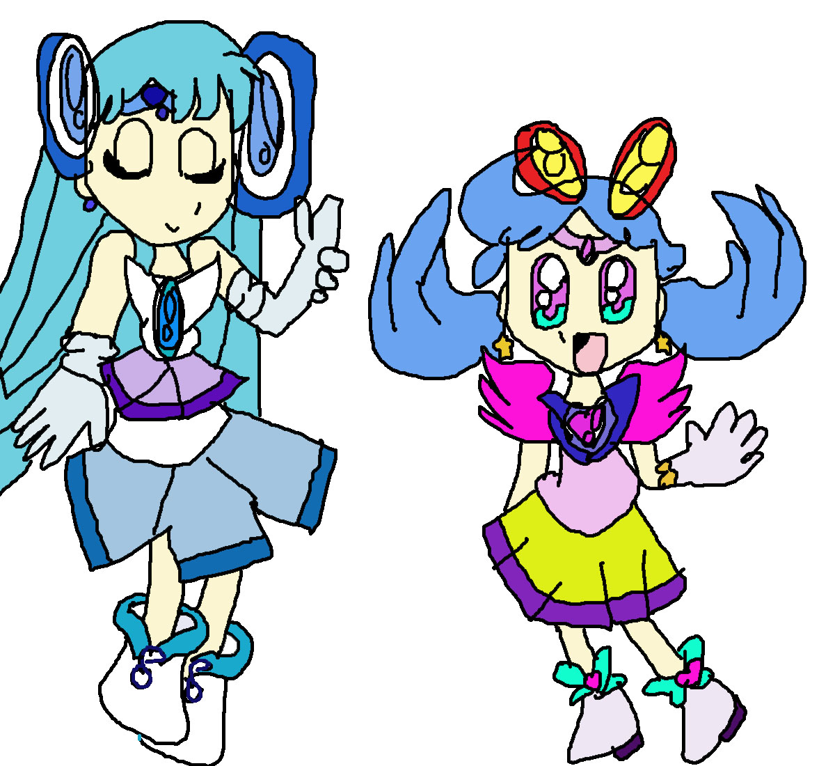 Sailor Sisters by pixiepumpkin