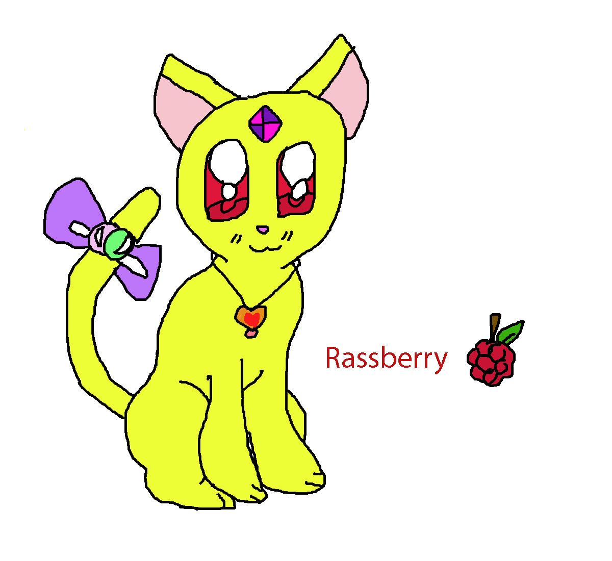 Rassberry Sailor Star's Cat by pixiepumpkin