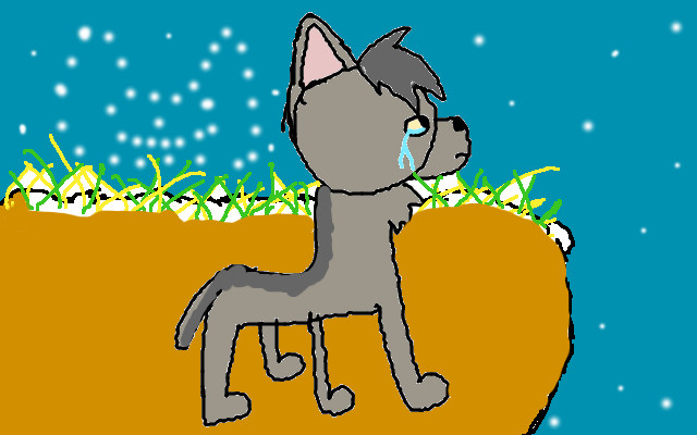 Graystripe 2 in warriors 100 themes chalenge by pixiewolf05