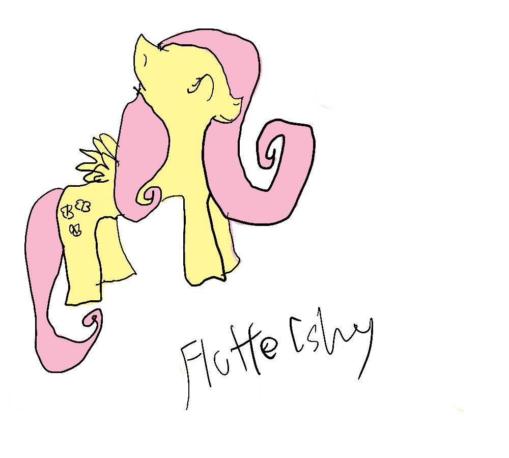 CRAPPY FLUTTERSHY by pixiewolf05