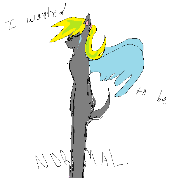I wanted to be normal by pixiewolf05