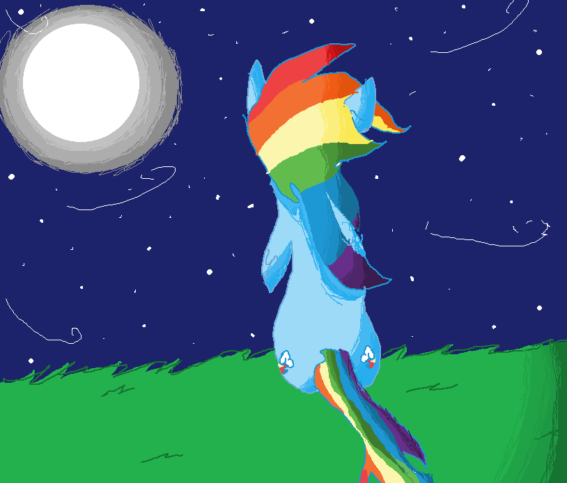 Rainbowdash::.. by pixiewolf05