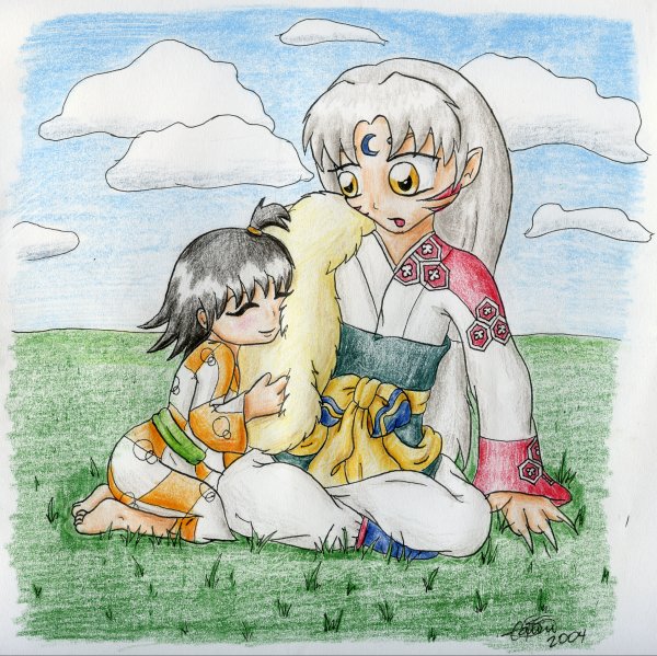 Sesshomaru and Rin for SenayDragon by plungergirl