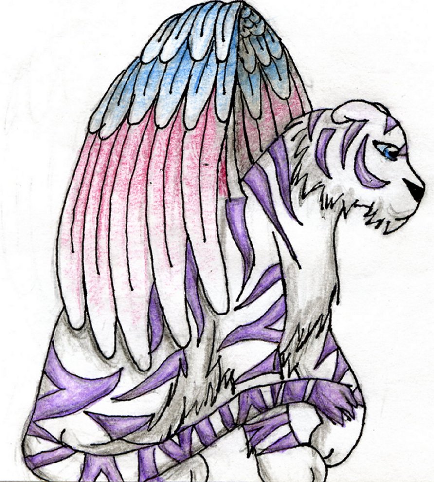 Winged tiger by plungergirl