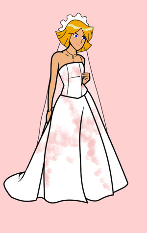 Clover In A Wedding Gown by poisonberi