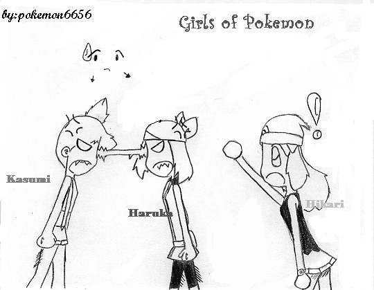 Girls of Pokemon by pokemon6656
