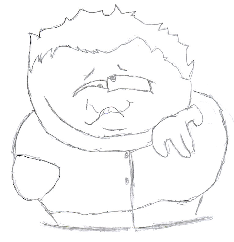 Cartman as a DEE DEE DEE by pooface