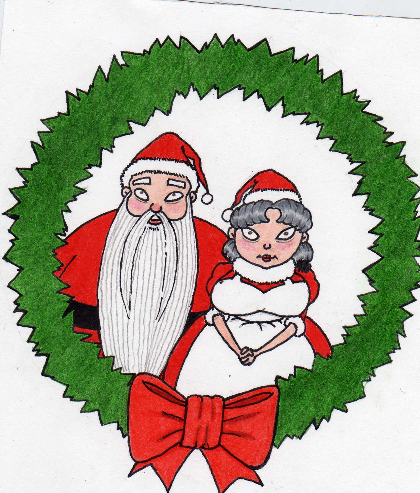 Mr. and Mrs. Claus by pooterda