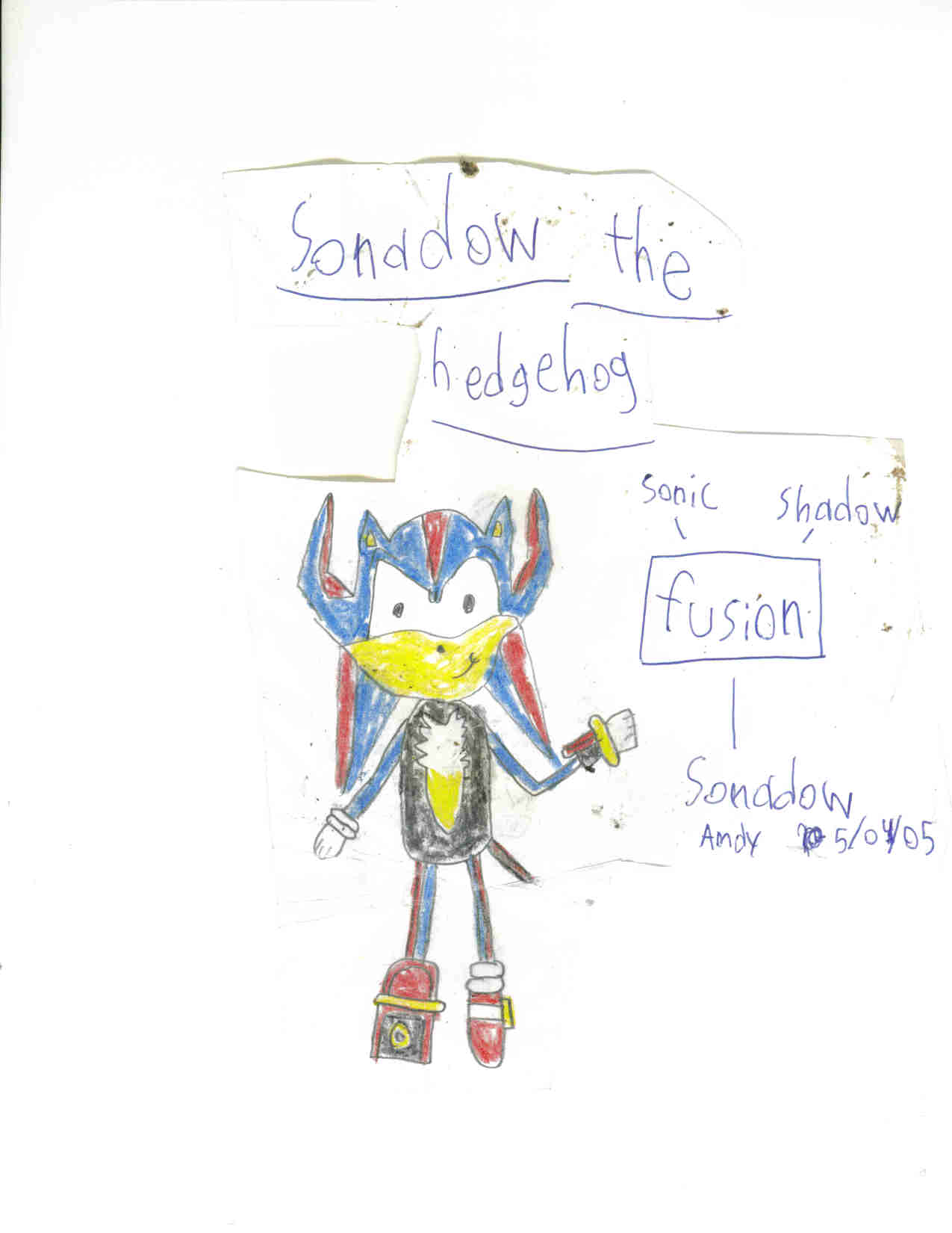 sonic and shadow kid by poppit